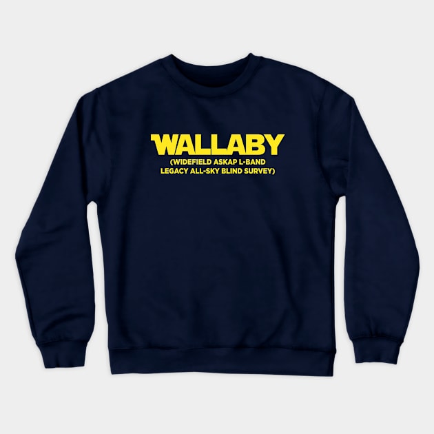 WALLABY Crewneck Sweatshirt by BigSpaceFan